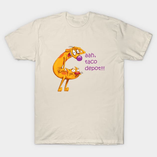 aah taco depot!!! T-Shirt by suzetteaubin